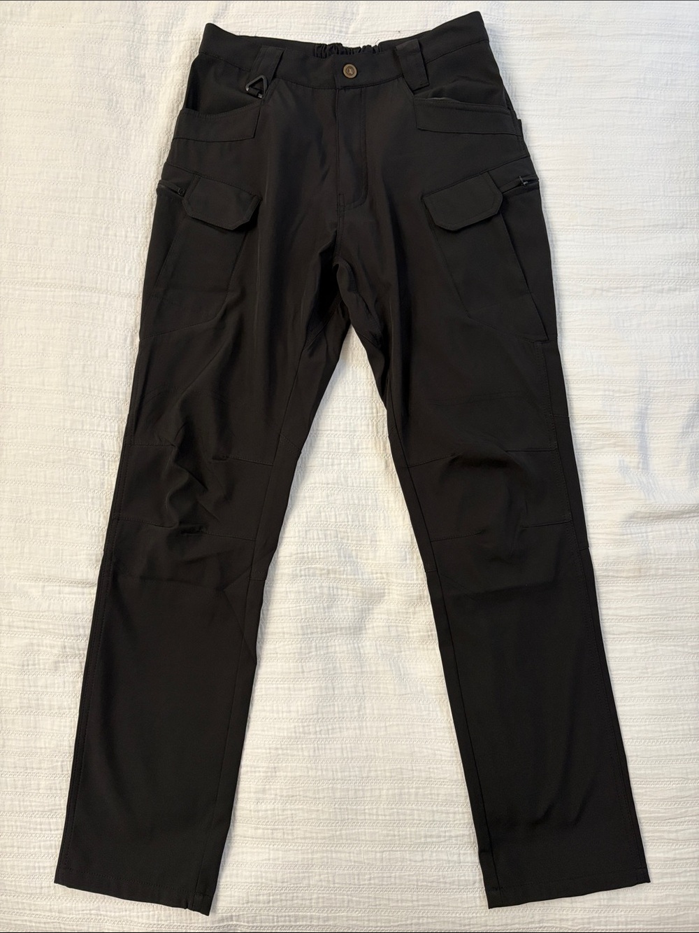 Free With Purchase! Men's Black Tactical Cargo Pants With Utility Pockets